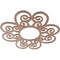 Ekena Millwork Cohen Wood Fretwork Pierced Ceiling Medallion, Wood (Paint Grade), 30"OD x 10 1/4"ID x 3/8"T CMWP30X30X0375COMF - alternate 2